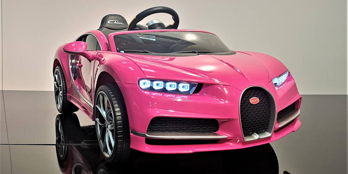 Bugatti Chiron, Rose, Voiture pour enfant [Version Luxe] — Titange Cars